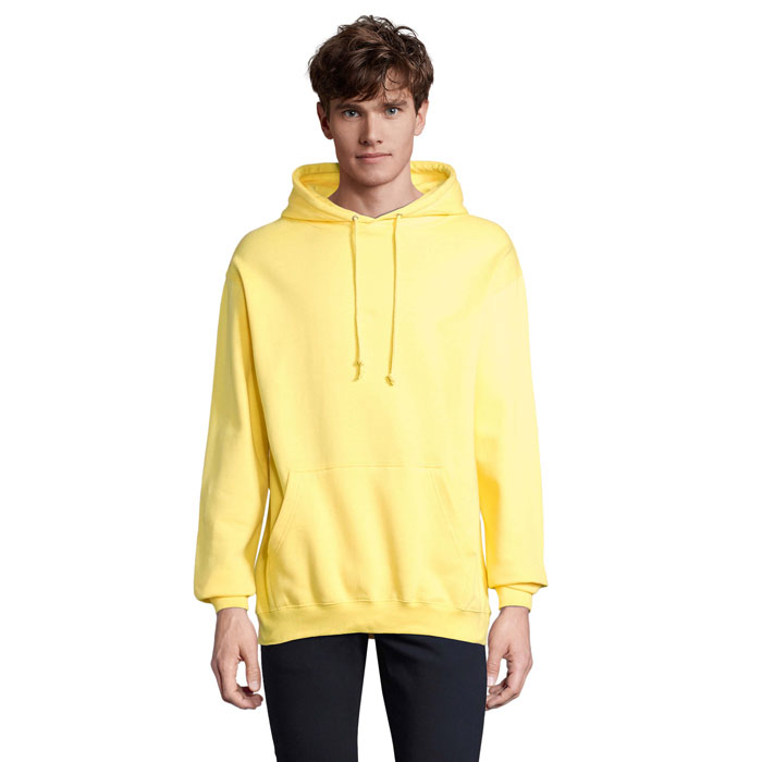 Sweat à capuche unisexe promotionnel CONDOR Jaune clair